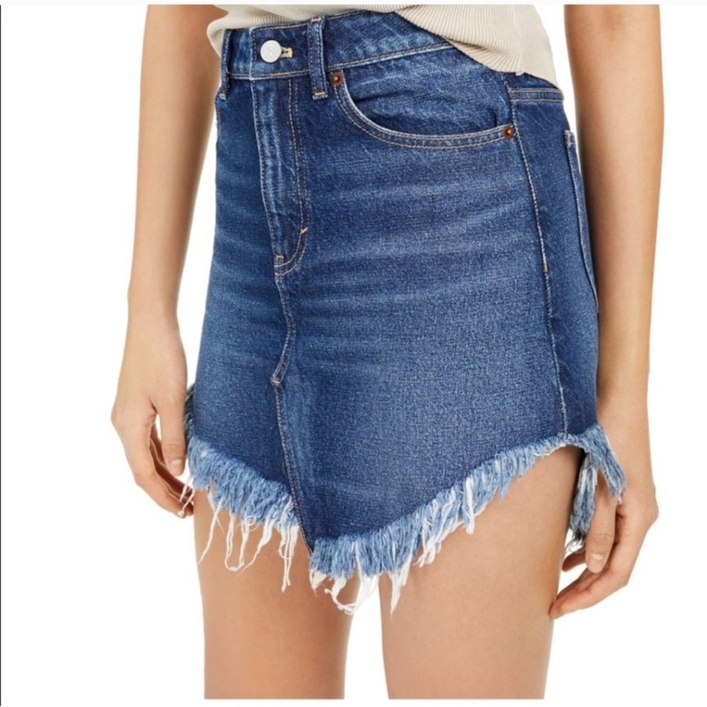 FP We The Free Bailey Denim Skirt - Picture 4 of 10